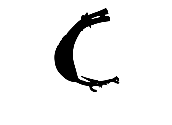 Bold Rotten Decaying Mono Letter C Review