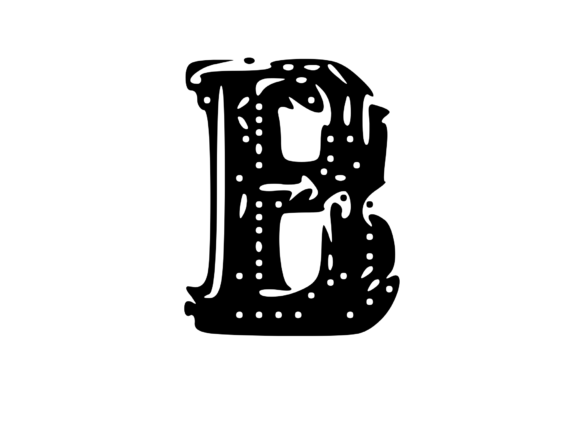 Fun Whacky Playful Mono Letter B V.1 Review for Embroidery Projects