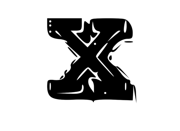 Fun Whacky Playful Mono Letter X V.2 Review