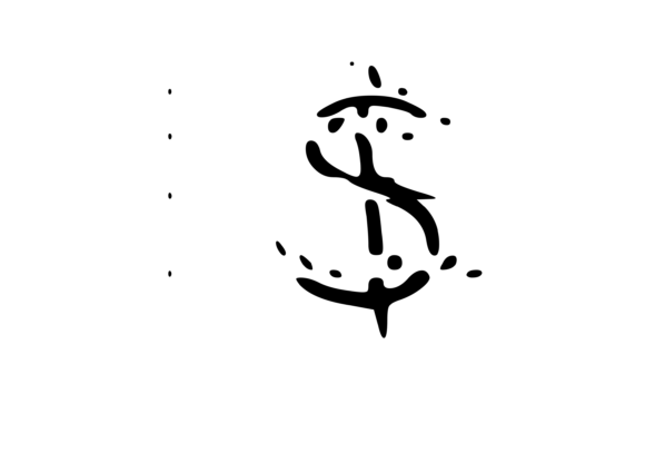 Glitched USA Dollar Symbol 2 Review for Embroidery Projects
