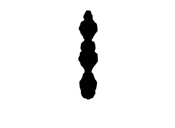 Ink Blot Stain Mono Letter I Review