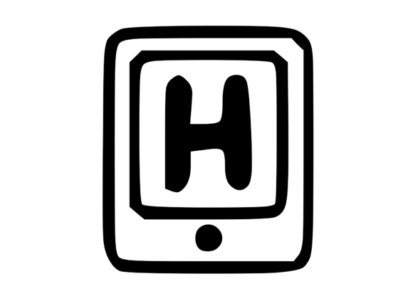 Mobile Tablet Device Mono Letter H Review