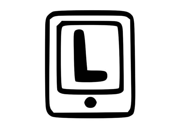Mobile Tablet Device Mono Letter L Review