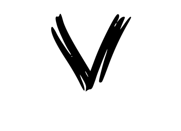 Old Brush Stroked Mono Letter V Review for Embroidery Projects