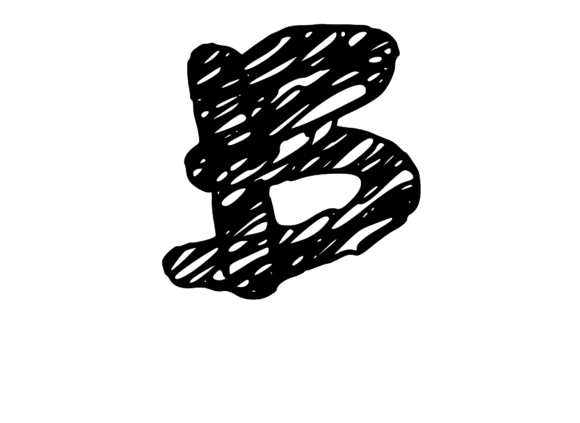 Rough and Messy Scribbled Mono Letter B Review